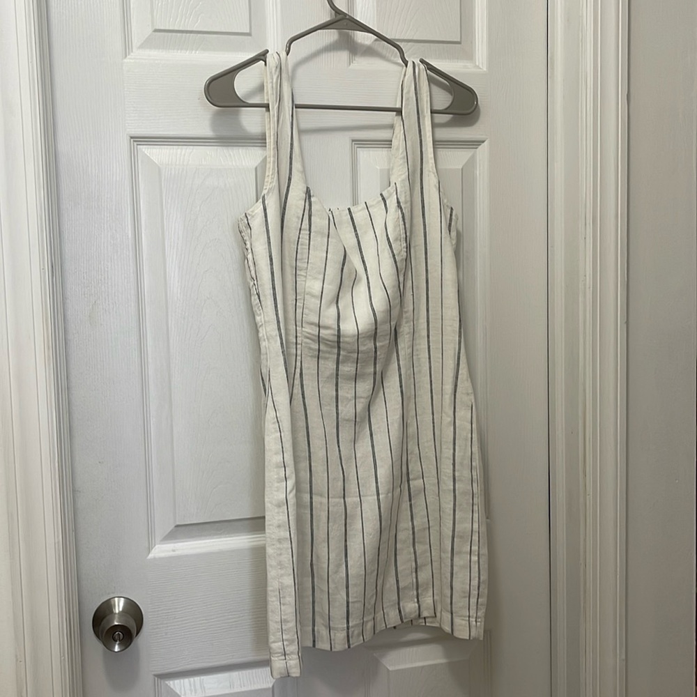 Striped Linen Dress
